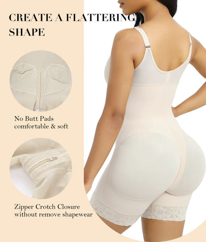 High Compression Fajas Colombianas Body Shapewear Women Corrective Girdle Tummy Control Post Liposuction BBL Slimming Waist Belt